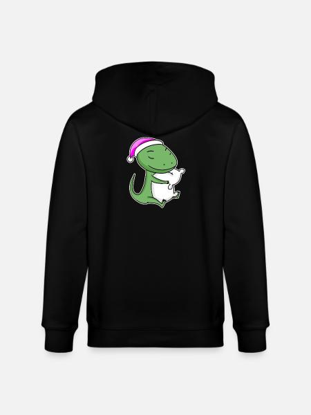 Lizard Tired Sleeping Sleeping Girl - Stanley/Stella CULTIVATOR  Unisex Organic Hooded Jacket - black