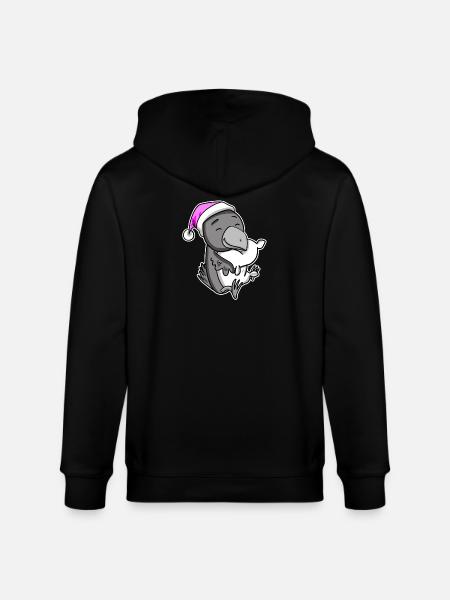 Crow Tired Sleeping Sleeping Girl - Stanley/Stella CULTIVATOR Unisex Organic Hooded Jacket - black