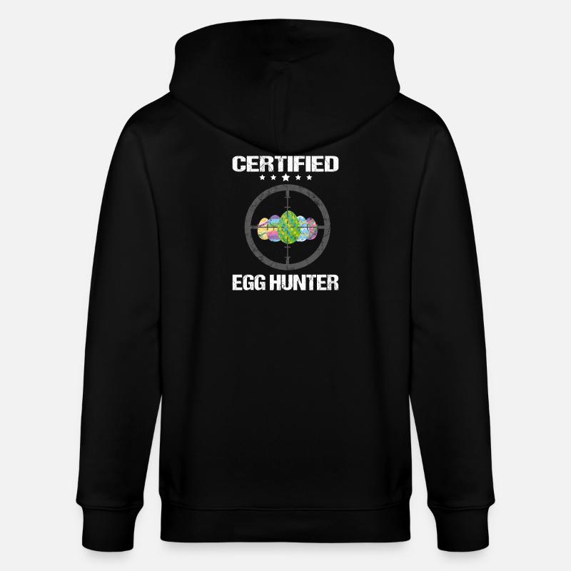 Certified Egg Hunter - Stanley/Stella Unisex Bio-Kapuzenjacke CULTIVATOR  - Schwarz
