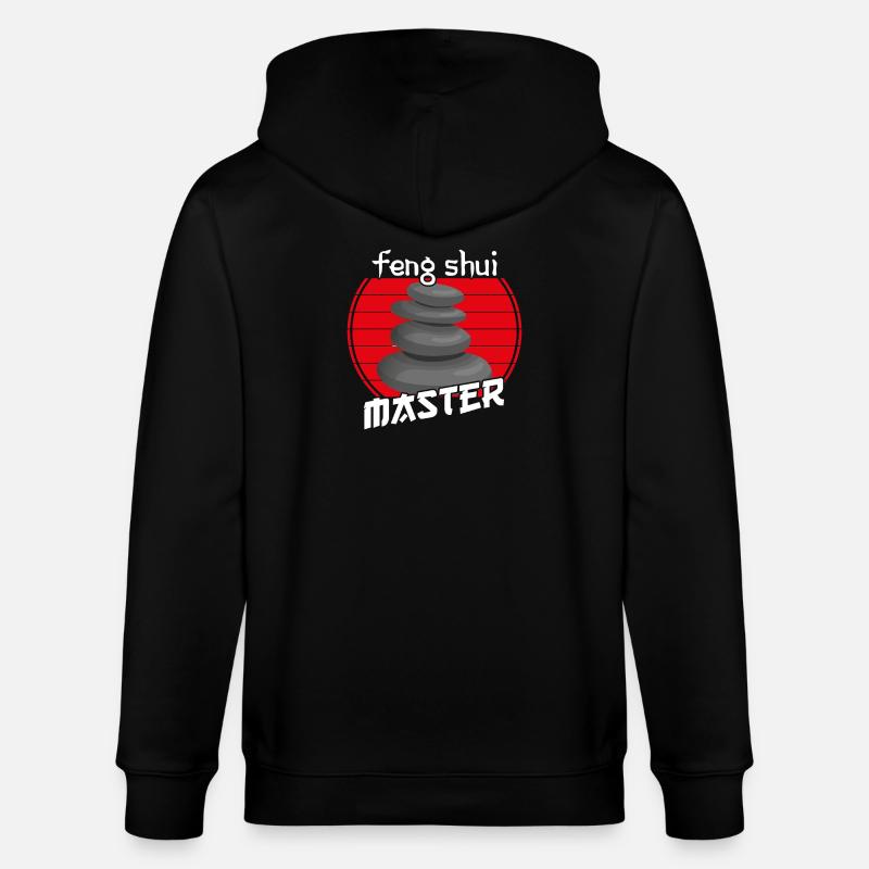 Feng Shui Master - Stanley/Stella Unisex Bio-Kapuzenjacke CULTIVATOR  - Schwarz
