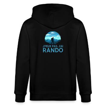 Randonnée Rando - Veste à capuche bio CULTIVATOR Stanley/Stella Unisexe - noir - Dos - Anna (173cm)