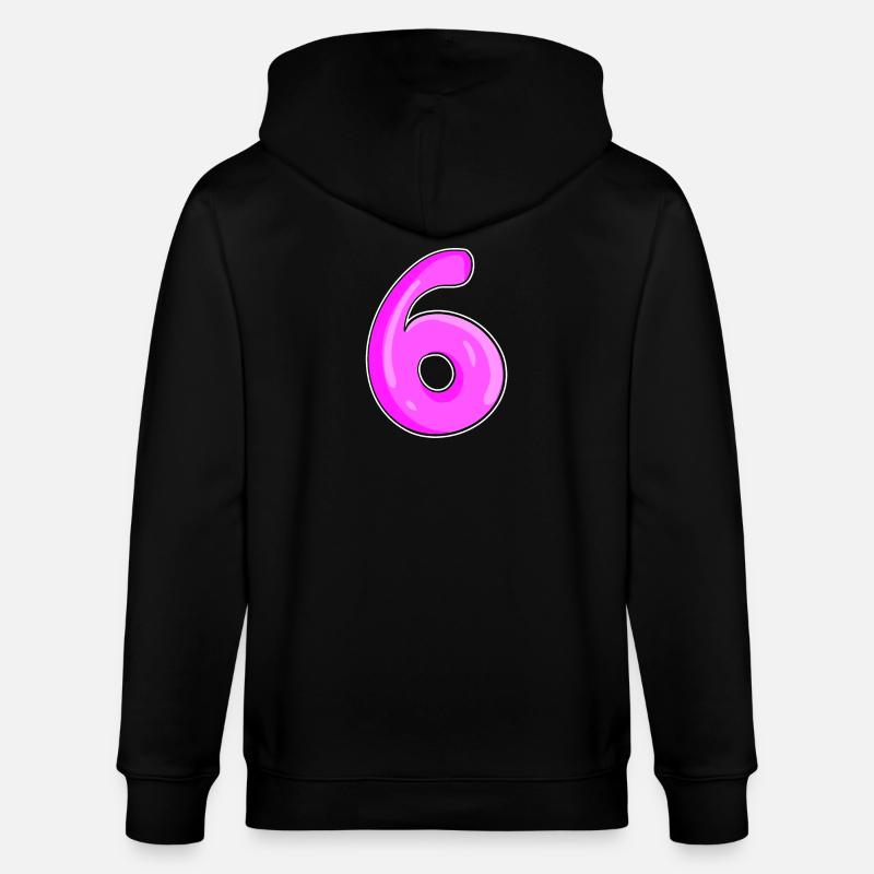 Numéro 6 Numéro - Veste à capuche bio CULTIVATOR Stanley/Stella Unisexe - noir