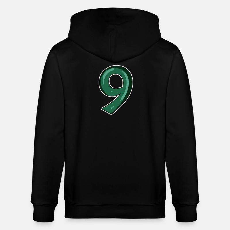 Graphique 9 - Veste à capuche bio CULTIVATOR Stanley/Stella Unisexe - noir