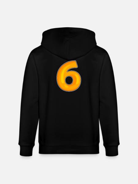 Six Numéro 6 Numéro - Veste à capuche bio CULTIVATOR Stanley/Stella Unisexe - noir