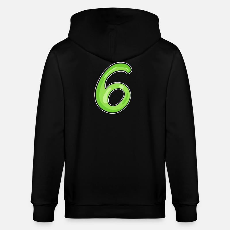 6 vert - Veste à capuche bio CULTIVATOR Stanley/Stella Unisexe - noir