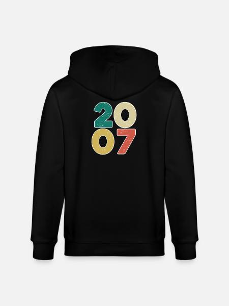 2007 - Year 2007 - Year 2007 - Stanley/Stella CULTIVATOR  Unisex Organic Hooded Jacket - black