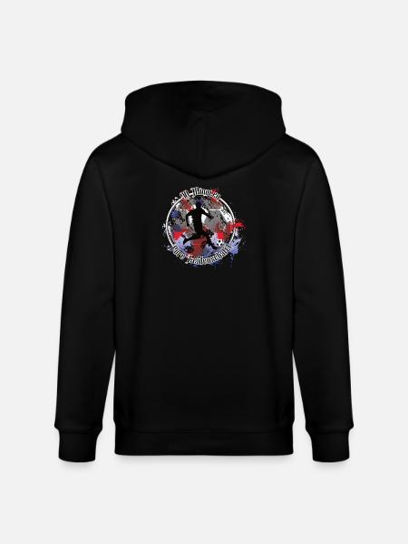 Footballers from Munich – pure passion - Stanley/Stella CULTIVATOR  Unisex Organic Hooded Jacket - black