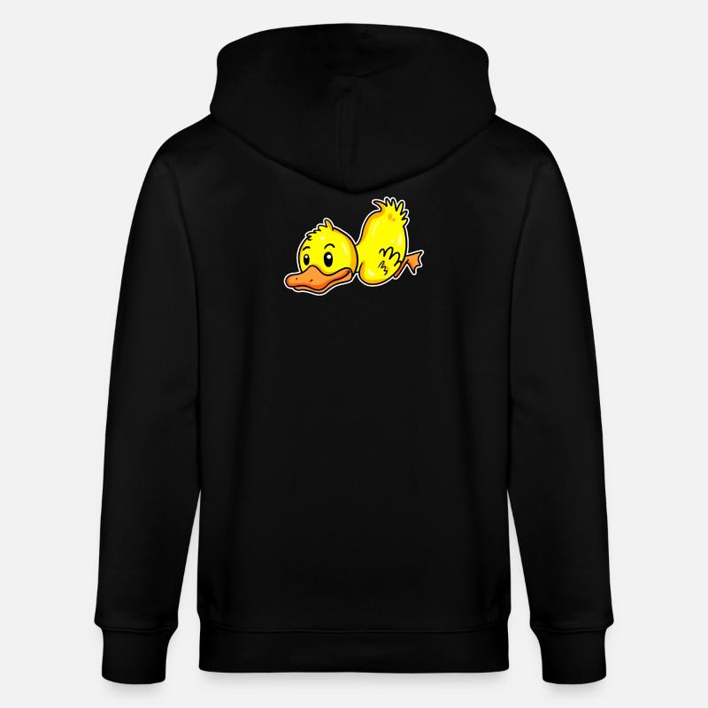 Canard - Veste à capuche bio CULTIVATOR Stanley/Stella Unisexe - noir