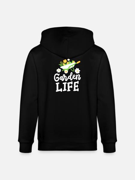 Garten Gartenarbeit - Stanley/Stella Unisex Bio-Kapuzenjacke CULTIVATOR  - Schwarz