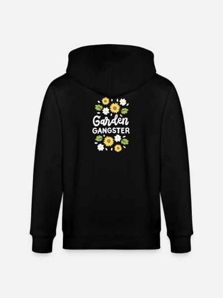 Garten Gartenarbeit - Stanley/Stella Unisex Bio-Kapuzenjacke CULTIVATOR - Schwarz