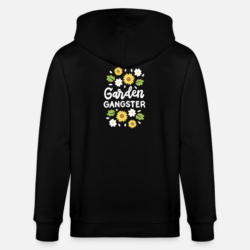 Garten Gartenarbeit - Stanley/Stella Unisex Bio-Kapuzenjacke CULTIVATOR  - Schwarz
