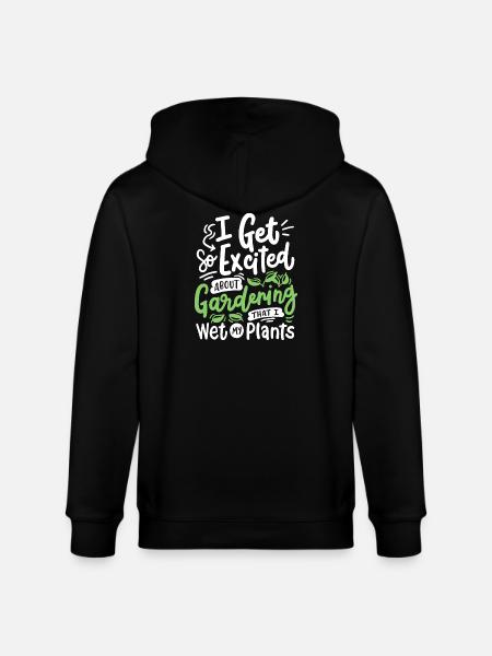 Gartenarbeit Gärtner - Stanley/Stella Unisex Bio-Kapuzenjacke CULTIVATOR - Schwarz