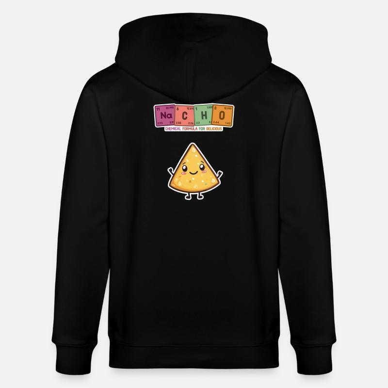 Nacho - Periodensystem - Stanley/Stella Unisex Bio-Kapuzenjacke CULTIVATOR  - Schwarz