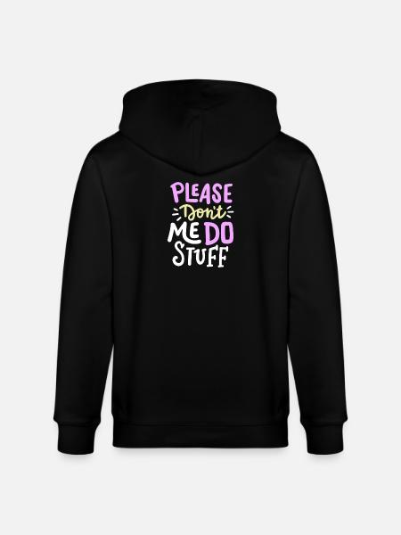 sarkastischer Humor Sarkasmus - Stanley/Stella Unisex Bio-Kapuzenjacke CULTIVATOR  - Schwarz