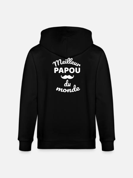 Best Papuan in the World - Stanley/Stella CULTIVATOR Unisex Organic Hooded Jacket - black