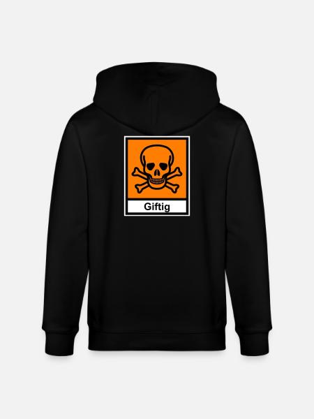 Vénéneux - Veste à capuche bio CULTIVATOR Stanley/Stella Unisexe - noir