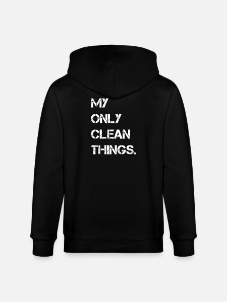 my only clean things - Stanley/Stella CULTIVATOR  Unisex Organic Hooded Jacket - black