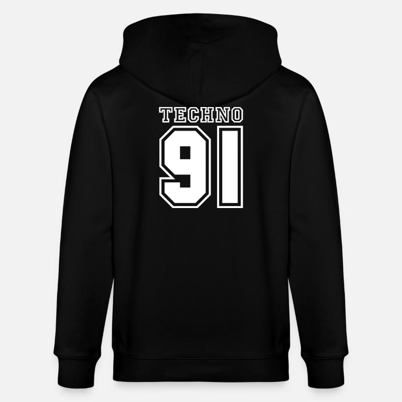 TECHNO 91 - Stanley/Stella Unisex Bio-Kapuzenjacke CULTIVATOR  - Schwarz
