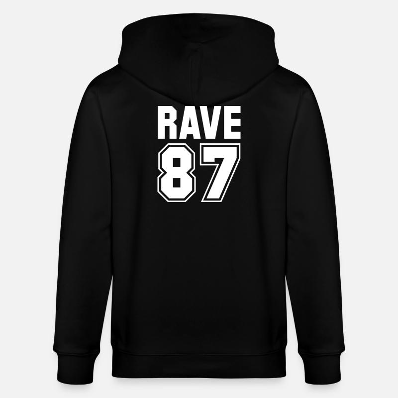 RAVE 87 - Stanley/Stella Unisex Bio-Kapuzenjacke CULTIVATOR  - Schwarz