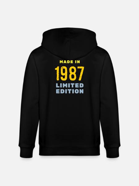 1987 - Stanley/Stella CULTIVATOR  Unisex Organic Hooded Jacket - black