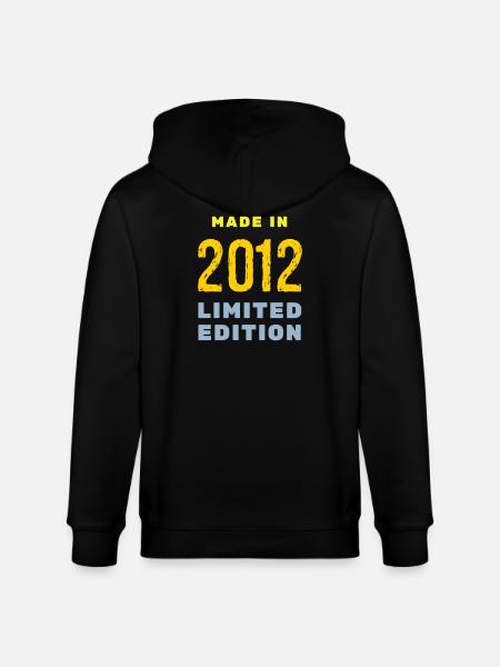 2012 - Stanley/Stella CULTIVATOR Unisex Organic Hooded Jacket - black