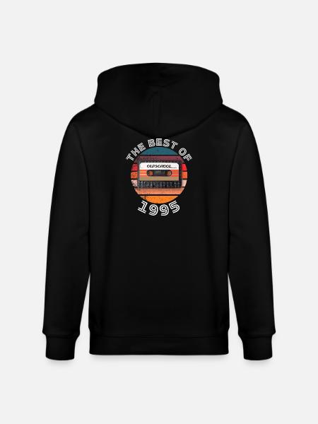 The best of 1995 - Stanley/Stella CULTIVATOR Unisex Organic Hooded Jacket - black