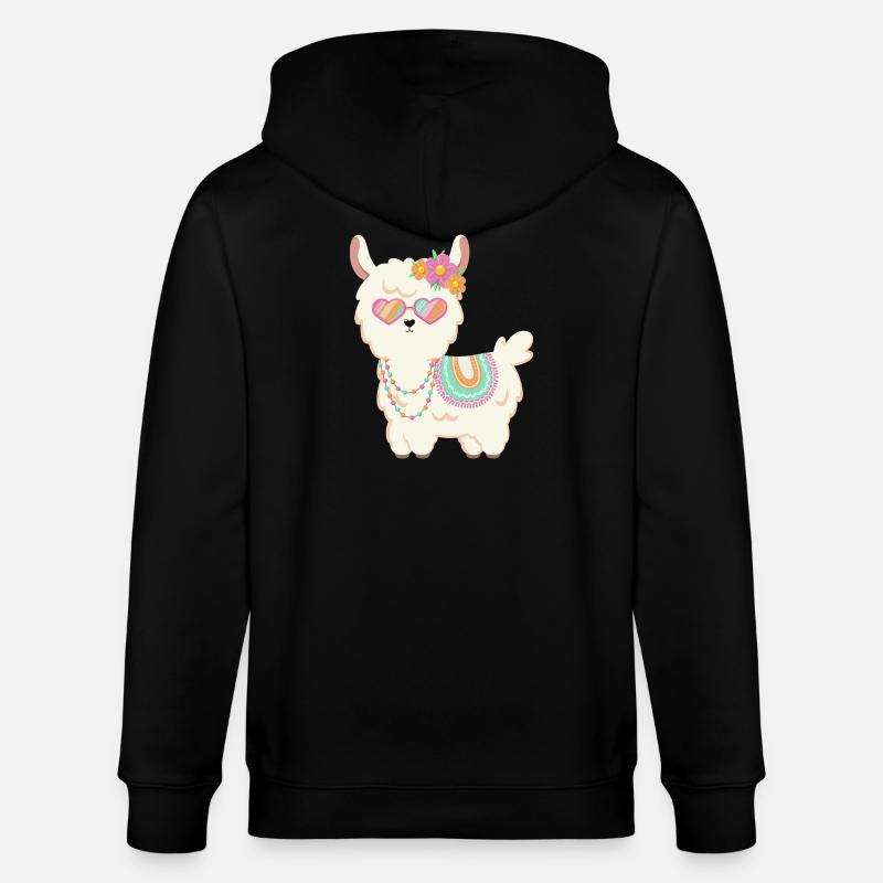 Lama doux d’été - Veste à capuche bio CULTIVATOR Stanley/Stella Unisexe - noir
