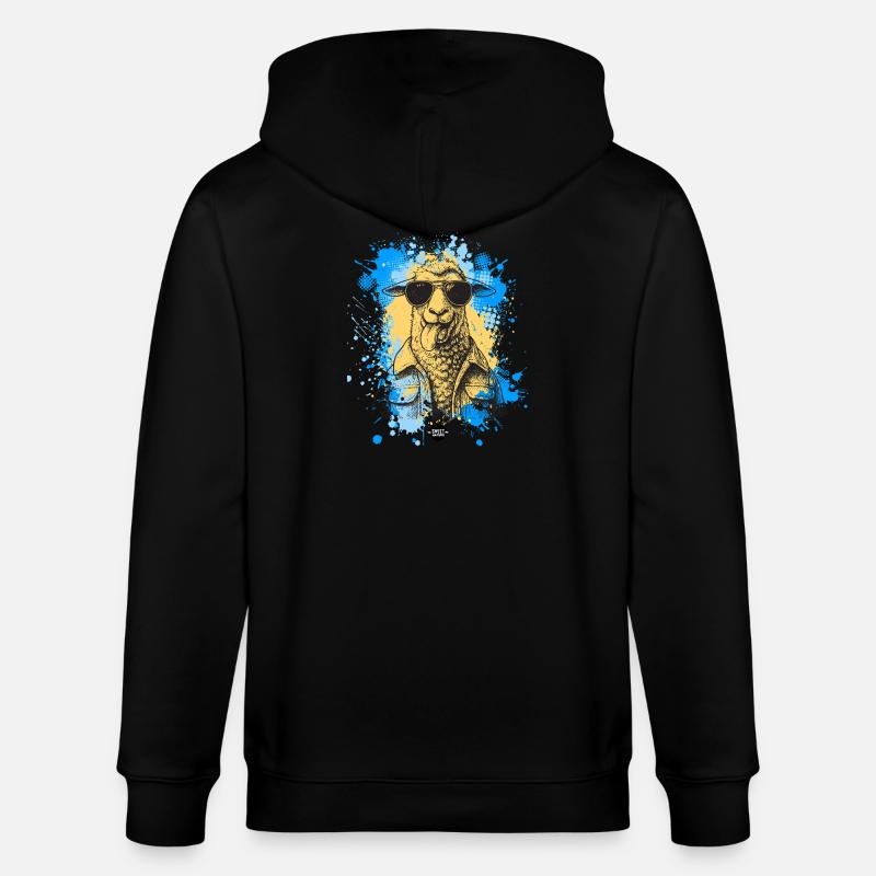 Mode bêlement : Activé - Veste à capuche bio CULTIVATOR Stanley/Stella Unisexe - noir