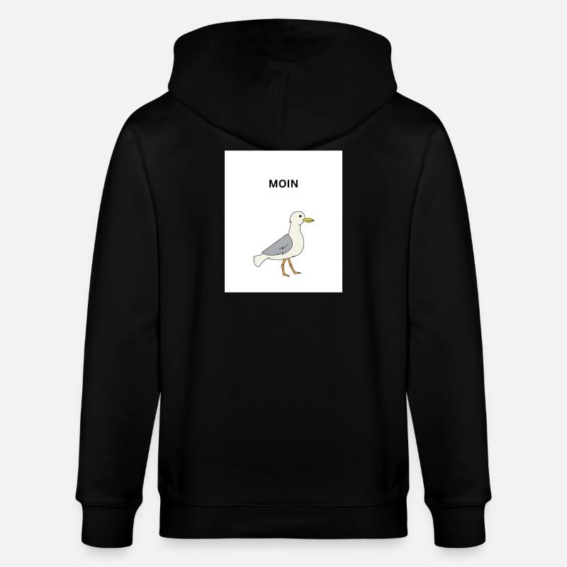 MOIN - Stanley/Stella Unisex Bio-Kapuzenjacke CULTIVATOR  - Schwarz