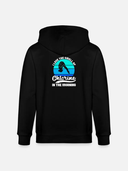 Diving diving board - Stanley/Stella CULTIVATOR Unisex Organic Hooded Jacket - black