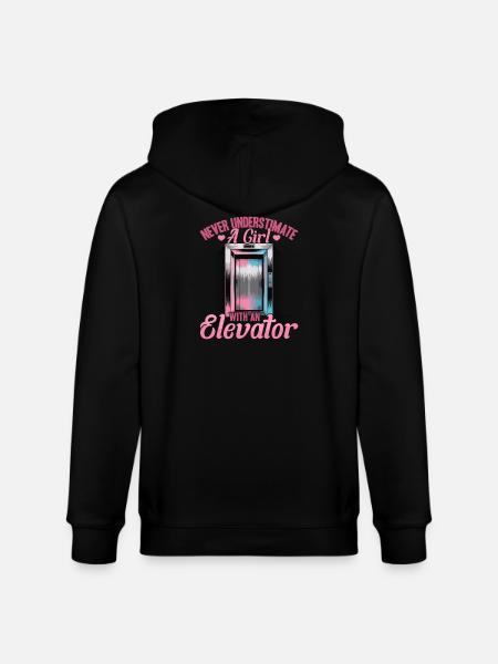 Elevator toddler & kids - Stanley/Stella CULTIVATOR  Unisex Organic Hooded Jacket - black