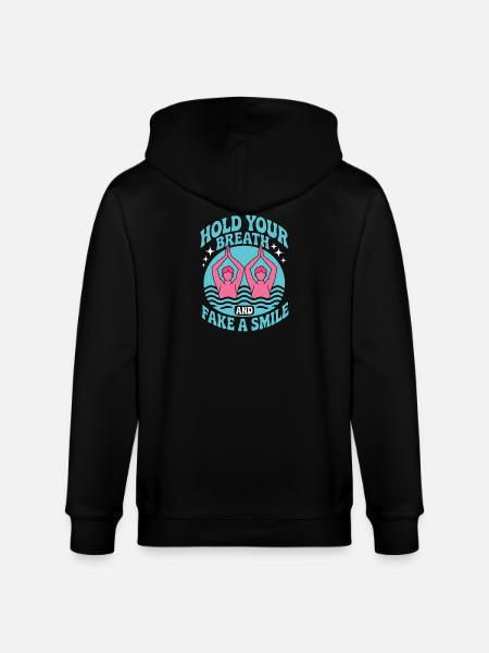 Synchronschwimmen Kunstschwimmen Wassersport - Stanley/Stella Unisex Bio-Kapuzenjacke CULTIVATOR - Schwarz