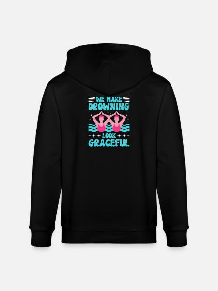Synchronschwimmen Kunstschwimmen Wassersport - Stanley/Stella Unisex Bio-Kapuzenjacke CULTIVATOR  - Schwarz