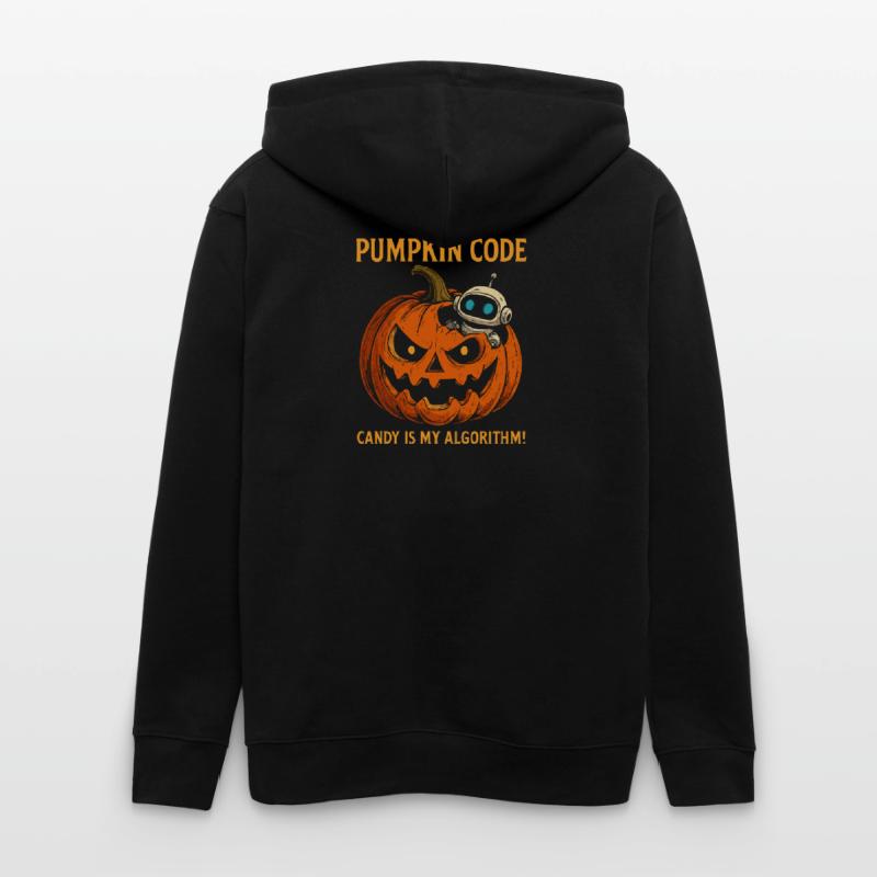 Pumpkin Code: Candy is My Algorithm ! Stanley/Stella Unisex Bio-Kapuzenjacke CULTIVATOR 