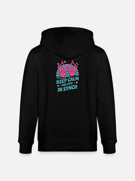 Synchronschwimmen Kunstschwimmen Wassersport - Stanley/Stella Unisex Bio-Kapuzenjacke CULTIVATOR - Schwarz