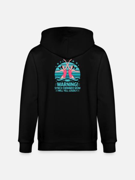 Synchronschwimmen Kunstschwimmen Wassersport - Stanley/Stella Unisex Bio-Kapuzenjacke CULTIVATOR - Schwarz