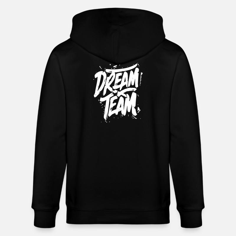 Dream Team - Stanley/Stella Unisex Bio-Kapuzenjacke CULTIVATOR  - Schwarz