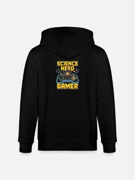 Science Nerd Gamer Atom Controller Wissenschaft - Veste à capuche bio CULTIVATOR Stanley/Stella Unisexe - noir