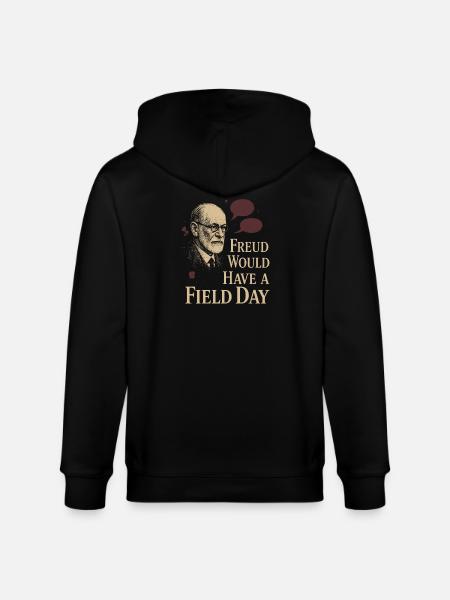 Future psychologist diagnose me - Stanley/Stella CULTIVATOR Unisex Organic Hooded Jacket - black