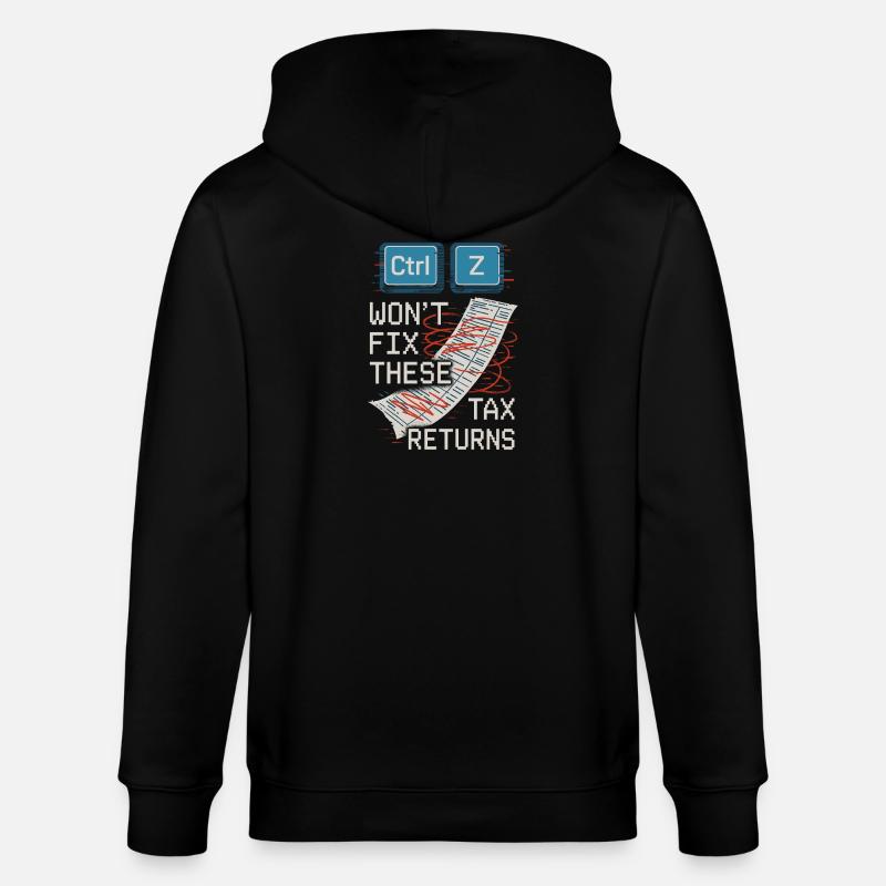 Buchhaltungsstudent Cpa Im Training Excel -witze - Stanley/Stella Unisex Bio-Kapuzenjacke CULTIVATOR  - Schwarz