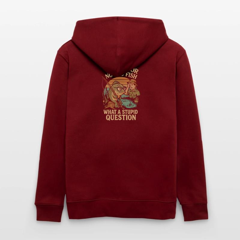 Fischen oder nicht fischen - eine dumme Frage Stanley/Stella Unisex Bio-Kapuzenjacke CULTIVATOR 