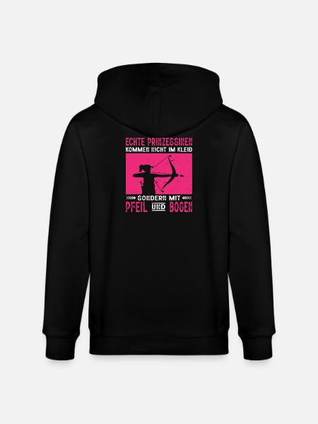 Archery Gifts Archer Archery - Stanley/Stella CULTIVATOR Unisex Organic Hooded Jacket - black