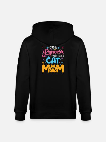 Ich will Katzenmama sein - Stanley/Stella Unisex Bio-Kapuzenjacke CULTIVATOR  - Schwarz
