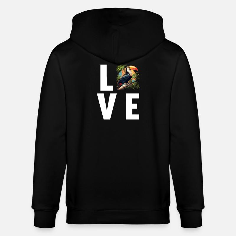 Toucans Toucan - Veste à capuche bio CULTIVATOR Stanley/Stella Unisexe - noir