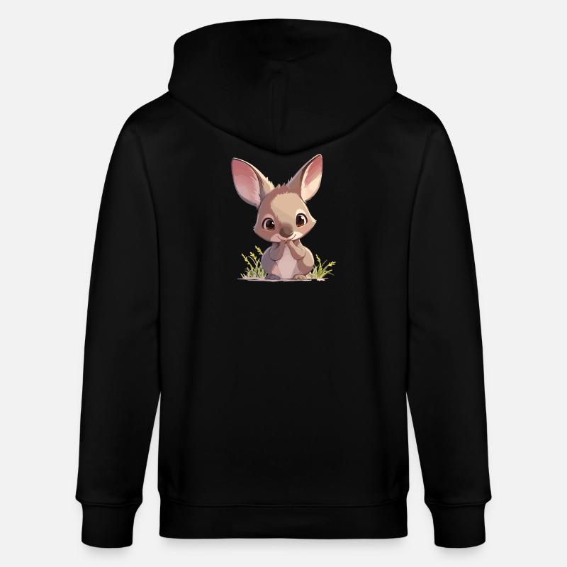 Wallabies Wallaby - Veste à capuche bio CULTIVATOR Stanley/Stella Unisexe - noir