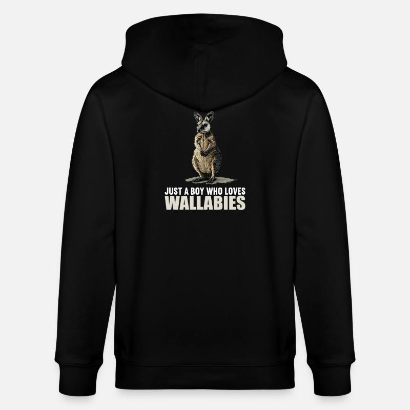 Wallabies Wallaby - Veste à capuche bio CULTIVATOR Stanley/Stella Unisexe - noir