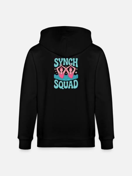 Synchronschwimmen Kunstschwimmen Wassersport - Stanley/Stella Unisex Bio-Kapuzenjacke CULTIVATOR - Schwarz
