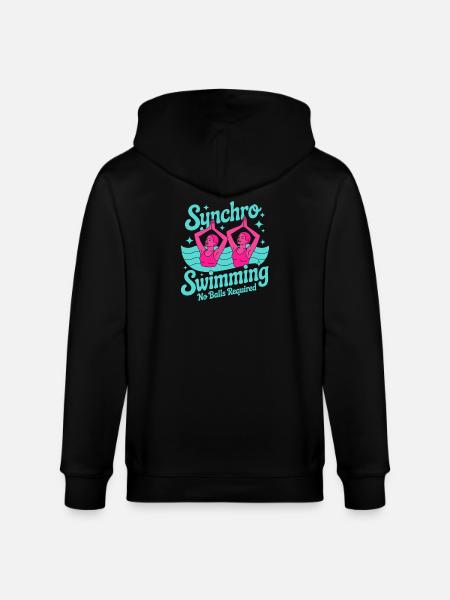 Synchronschwimmen Kunstschwimmen Wassersport - Stanley/Stella Unisex Bio-Kapuzenjacke CULTIVATOR - Schwarz
