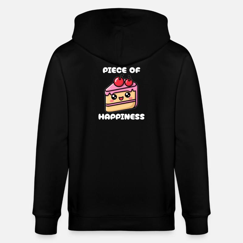 Un peu de bonheur - Veste à capuche bio CULTIVATOR Stanley/Stella Unisexe - noir