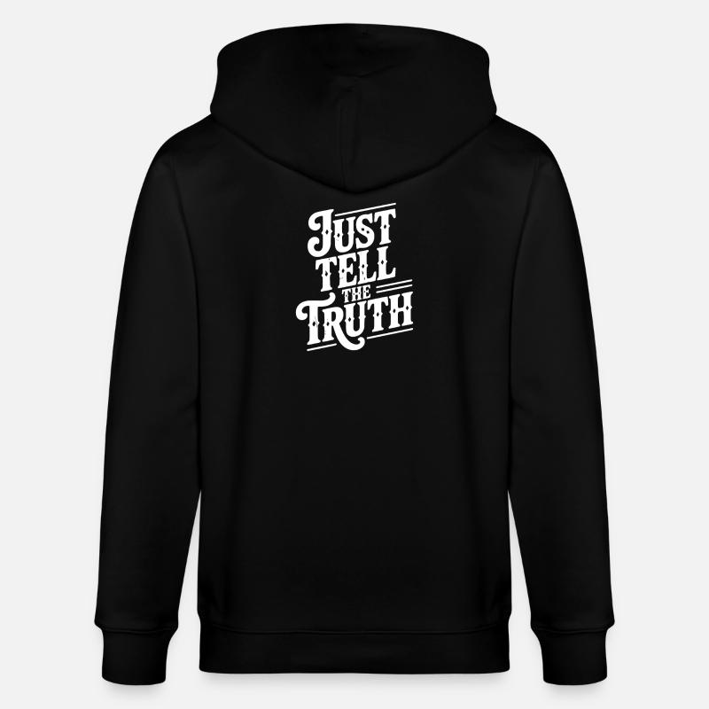 Dites simplement la vérité - Veste à capuche bio CULTIVATOR Stanley/Stella Unisexe - noir